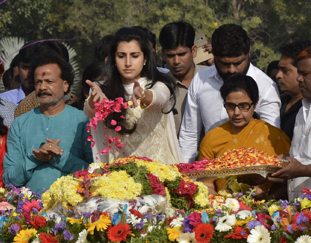 NTR Family Members Visit NTR Ghat Photos